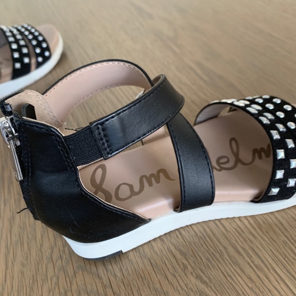 Sam Edelman Girls Audria Cassie Studded Sandals 12 - Picture 10 of 14